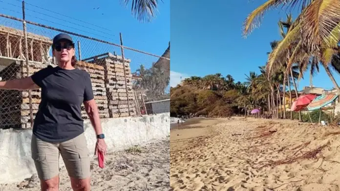 #Video: Mujer extranjera argumenta ser dueña de playa e intenta desalojar a familia mexicana
