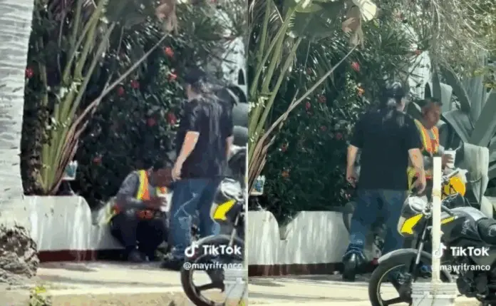 #Video: Captan a turista extranjero discriminando a un trabajador en Mazatlán
