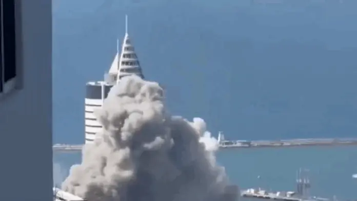 Se presentan nuevos impactos de misiles de Irán
