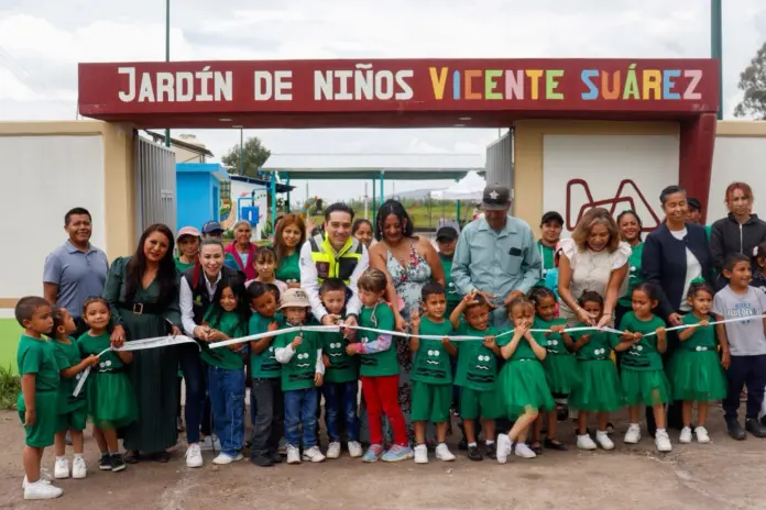 Se destinan 2.3 millones de pesos para mejorar preescolar en Maravatío