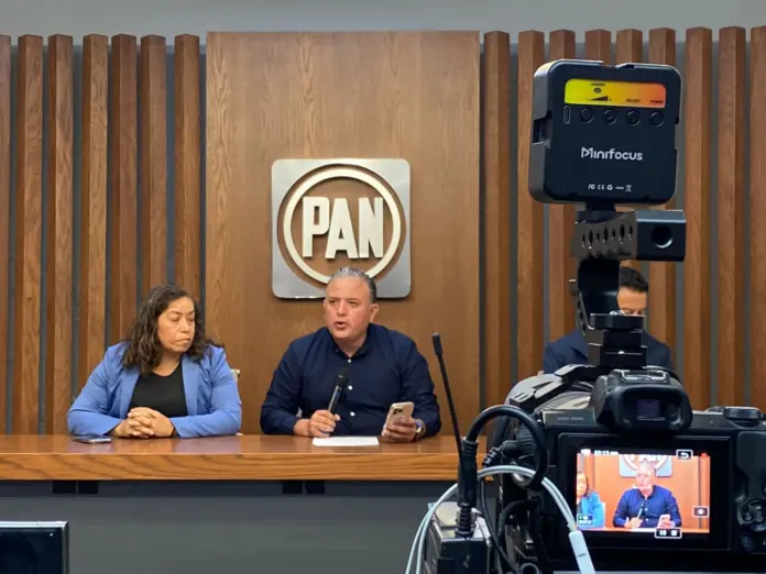 El dirigente estatal del PAN, Carlos Quintana Martínez