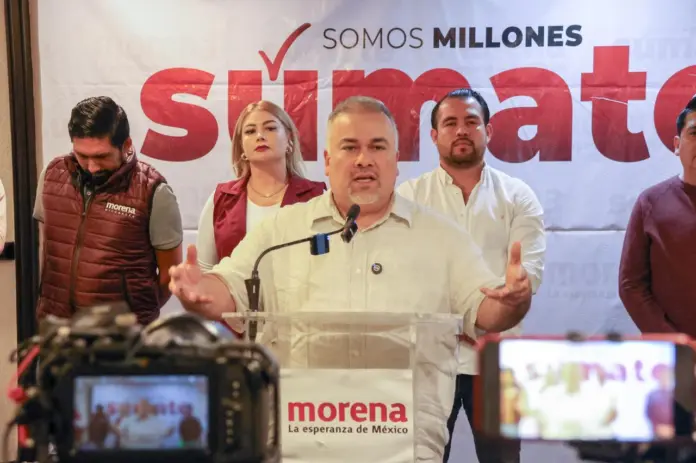 Dirigente estatal de Morena, Jesús Mora González