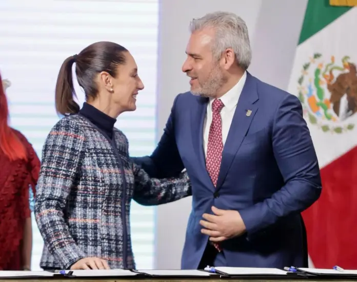 Reconoce Bedolla liderazgo de Sheinbaum