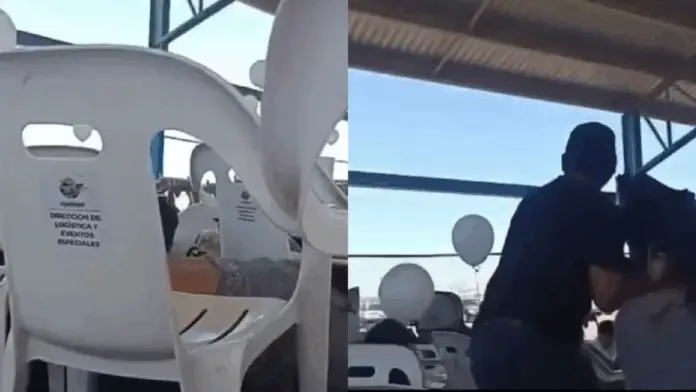 #Video: ¡Todos al suelo! Fiesta de graduación termina en balacera en Baja California Sur