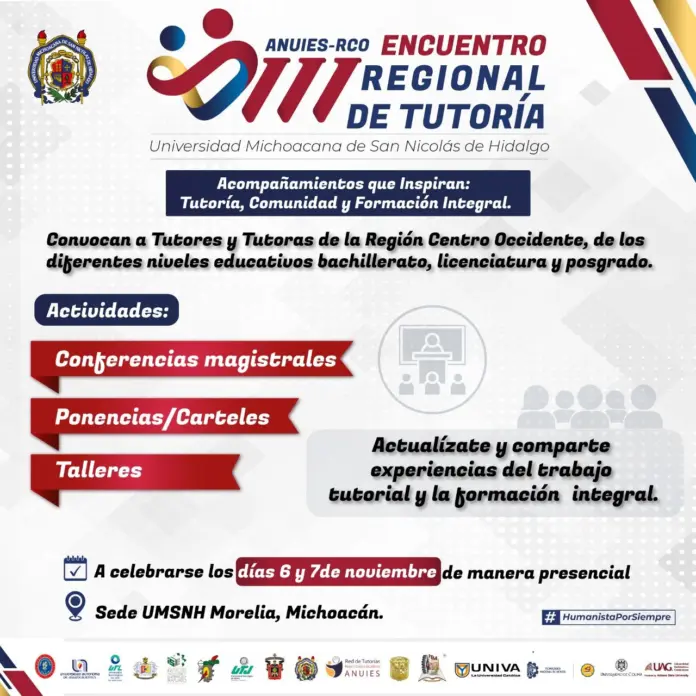Tutoras y tutores de la Región Centro Occidente de la ANUIES