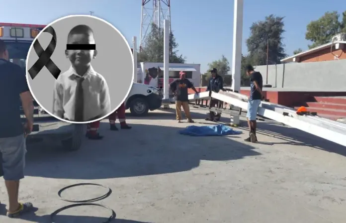 Tragedia en Coahuila: Muere niño de 6 años al caerle una estructura metálica en una escuela primaria