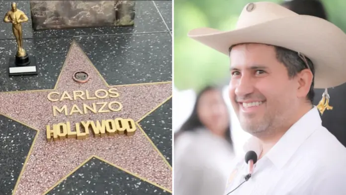 Dedican estrella a Carlos Manzo en el Paseo de la Fama de Hollywood | VIDEO
