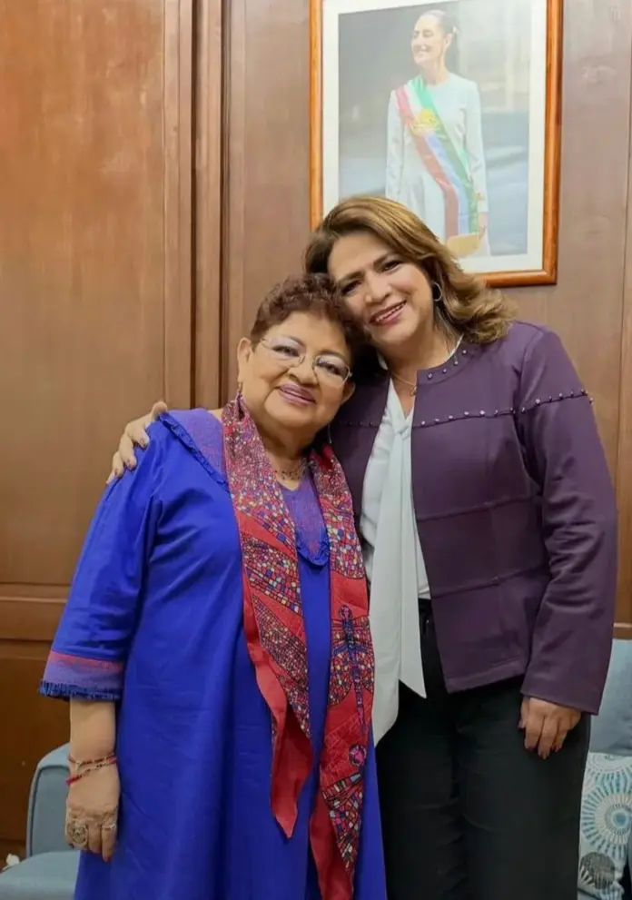 Fabiola Alanís felicita a Ernestina Godoy por su nombramiento como Fiscal General de la República