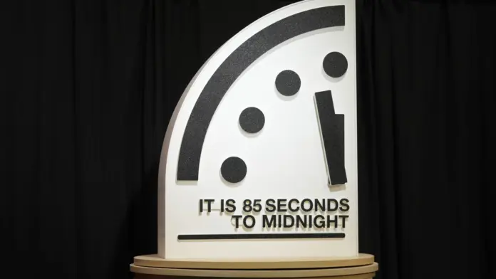 El reloj del fin del mundo avanza 4 segundos