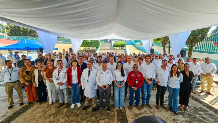 Inician trabajos de transformación del IMSS Ario a hospital de zona; Yohana Mendoza y autoridades atestiguan arranque de la megaobra