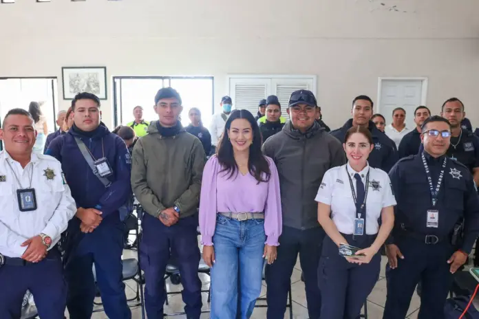 Refuerzan capacitación policial en Zacapu para mejorar la atención y seguridad ciudadana: Mónica Valdez Pulido