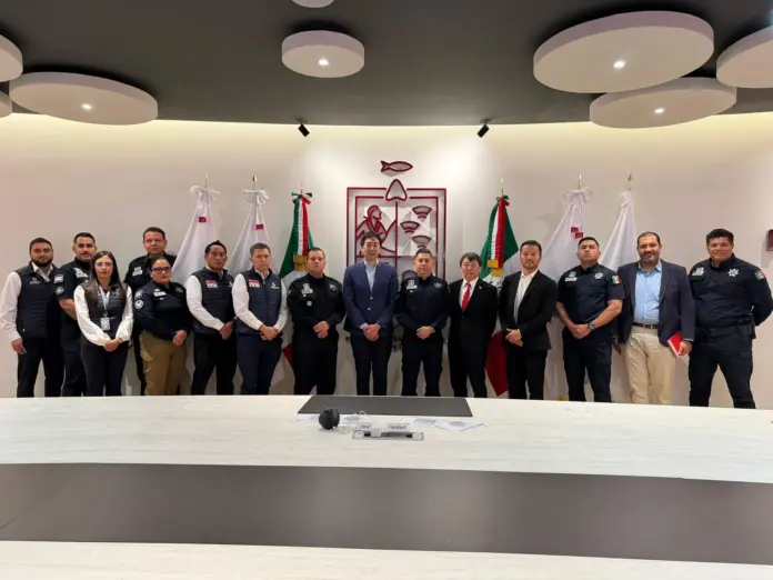 Fortalecen SSP y Cámara Japonesa de Comercio seguridad logística en Michoacán